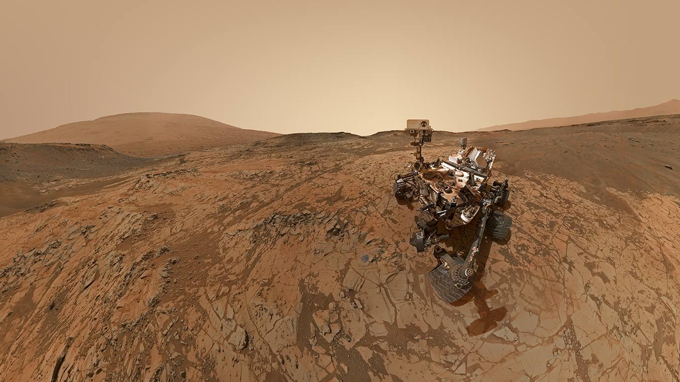NASA好奇号火星探测器