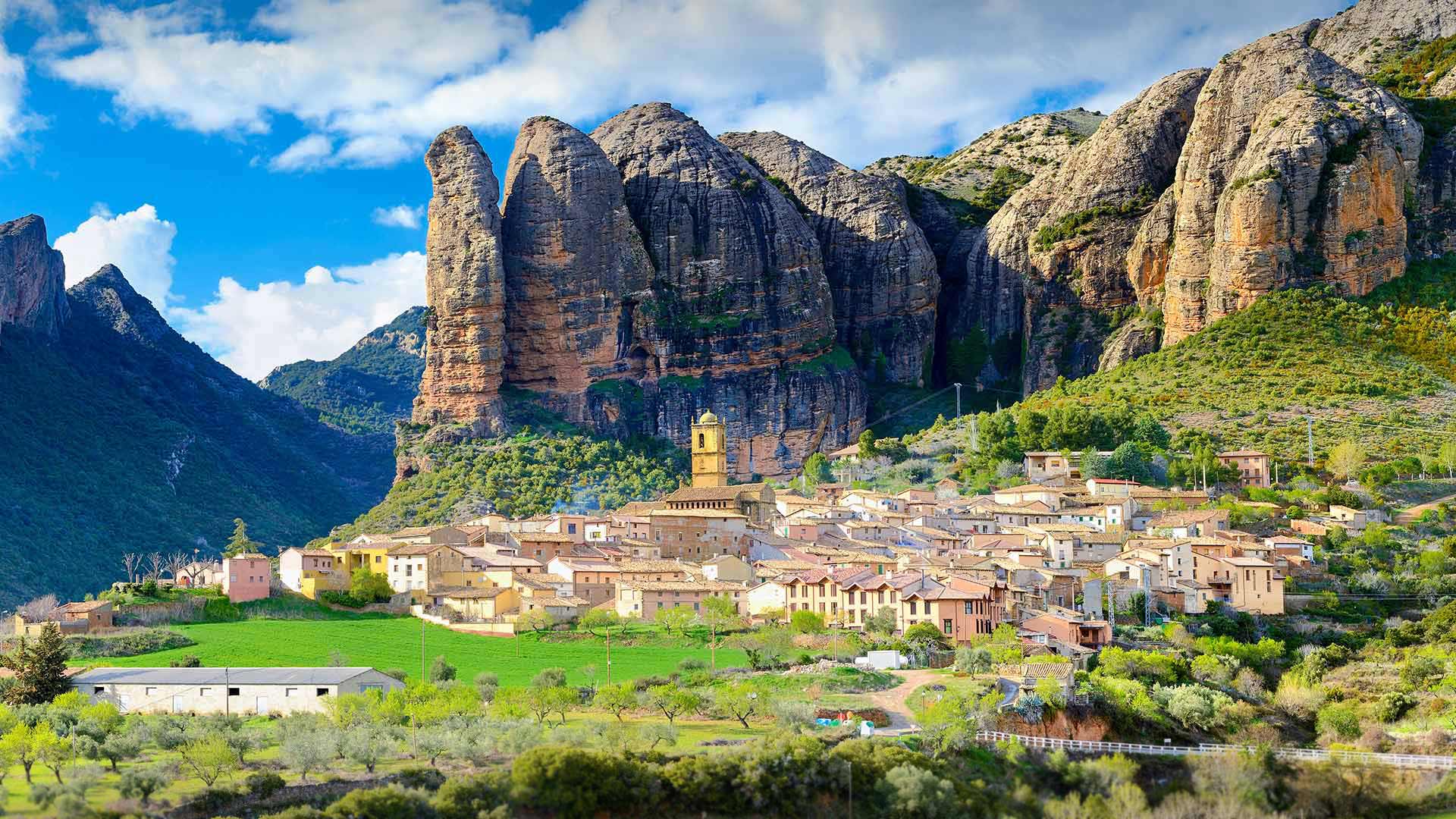 阿圭罗村庄, 韦斯卡, 西班牙 