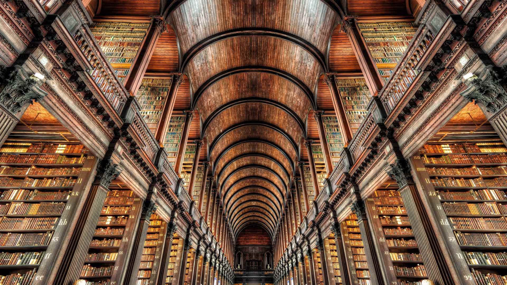 预订已满！三一学院图书馆，都柏林，爱尔兰  